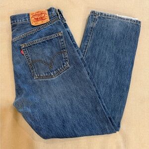 Levi's Iconic 501 Vintage Blue Jeans with Red Tag